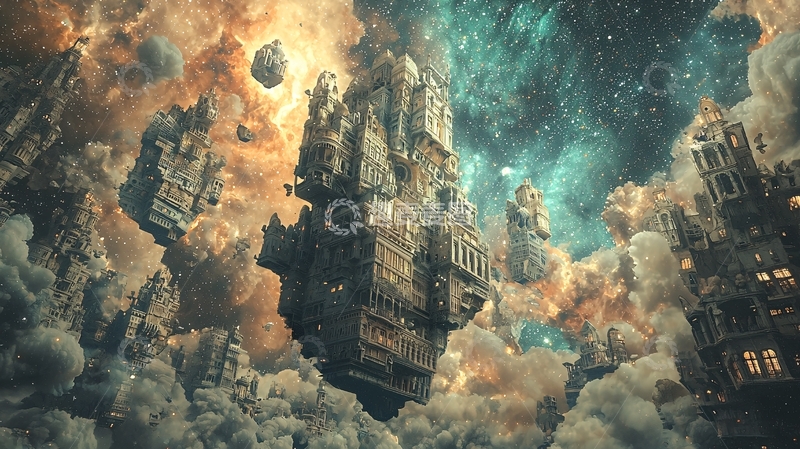 高清大图下载【趣麦麦图】宇宙飞船