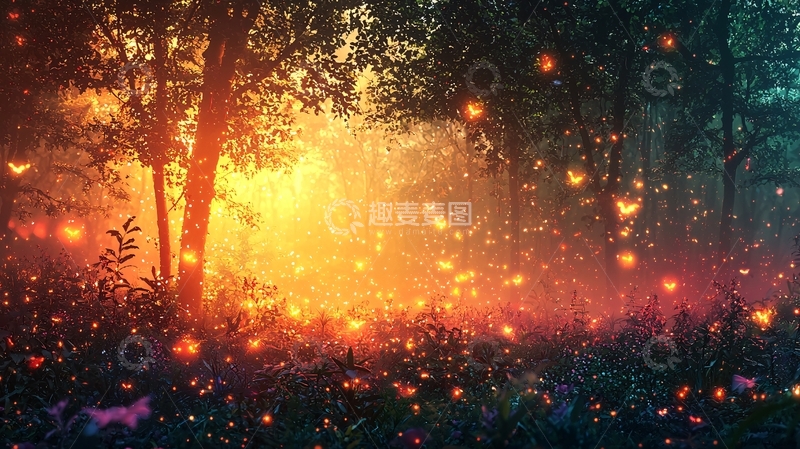 高清大图下载【趣麦麦图】梦幻森林