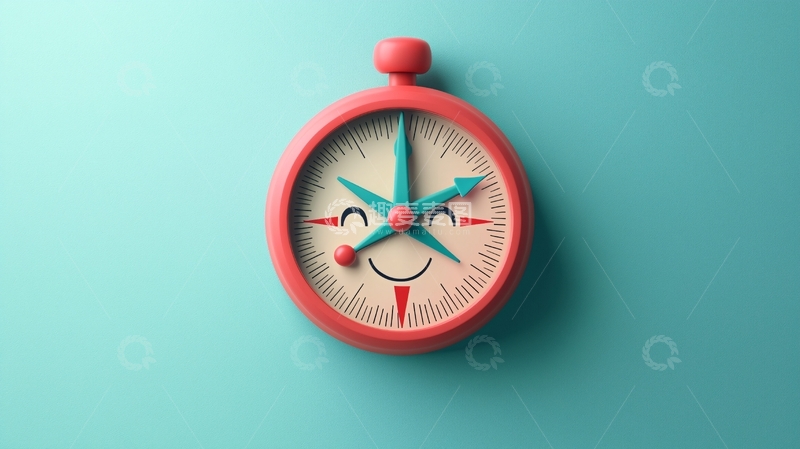 高清大图下载【趣麦麦图】卡通指南针