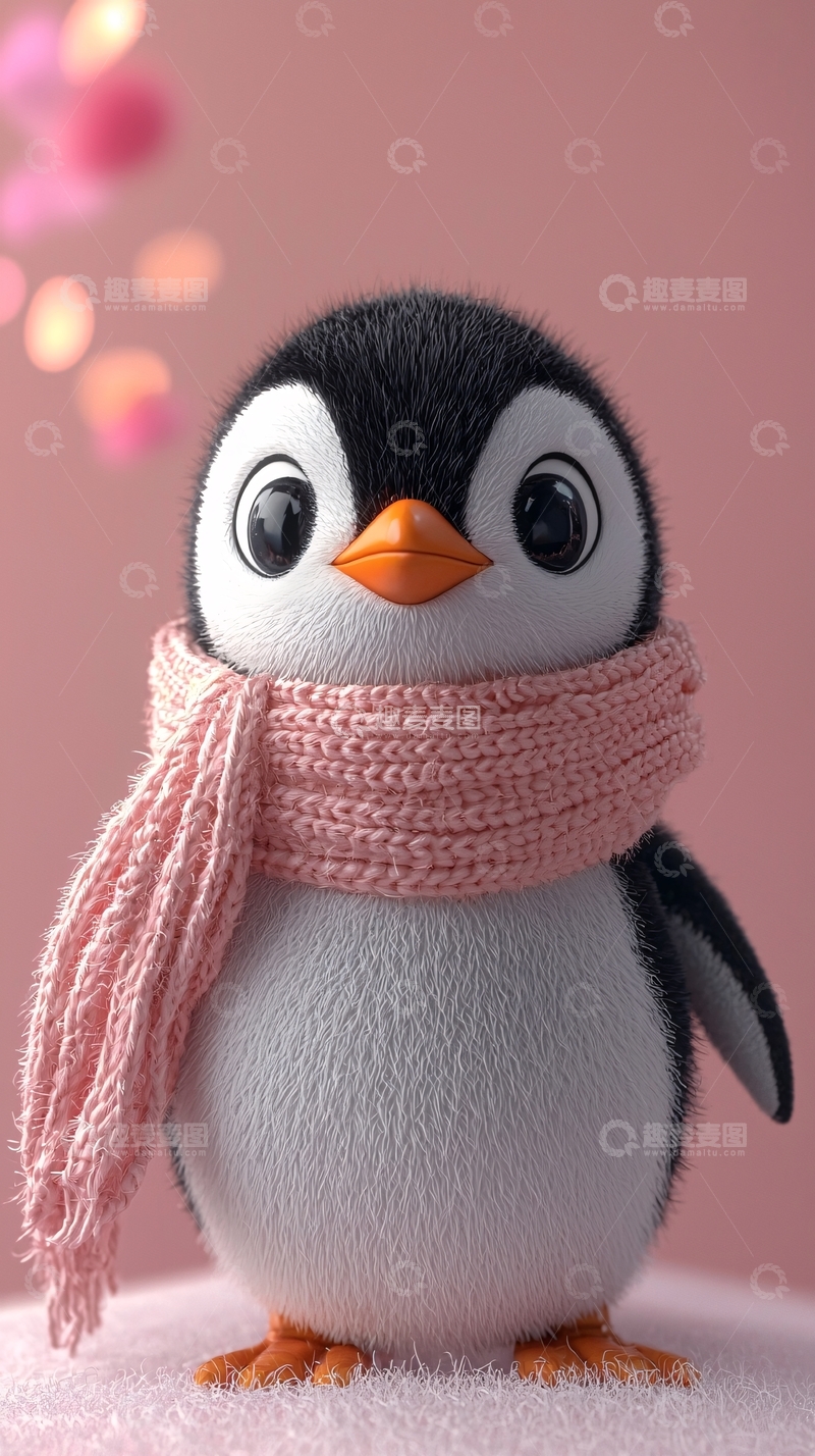 高清大图下载【趣麦麦图】萌系企鹅