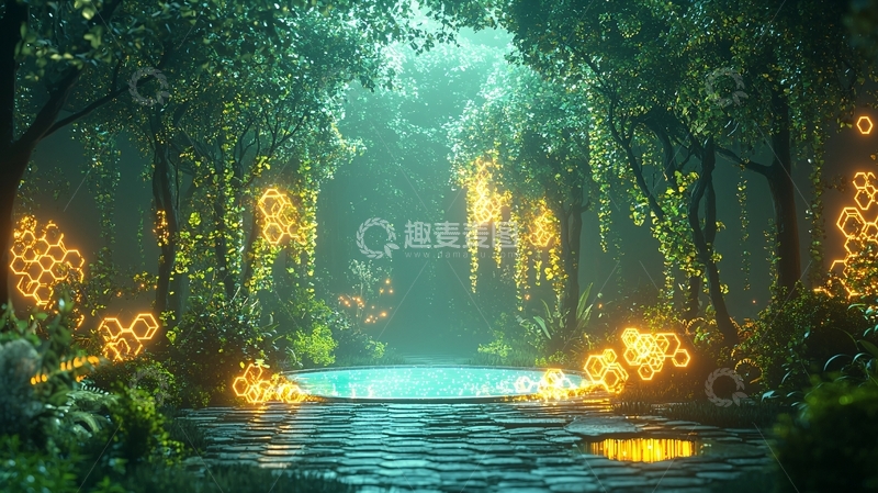 高清大图下载【趣麦麦图】梦幻森林