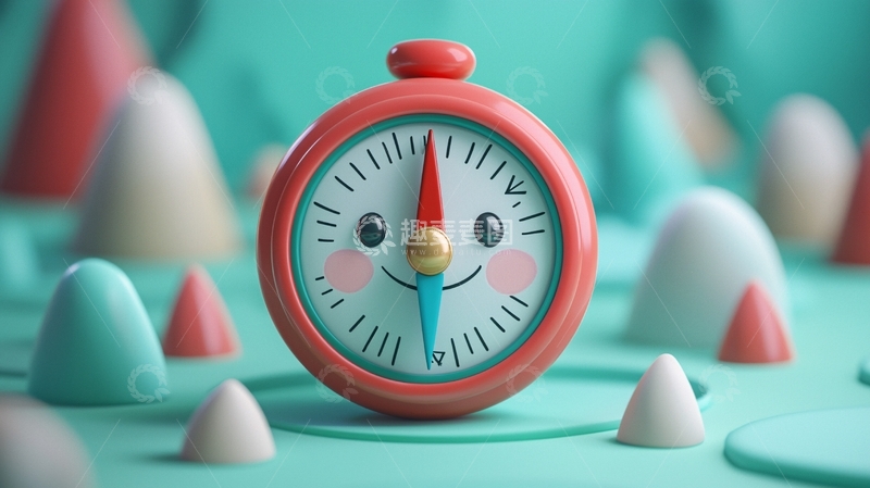 高清大图下载【趣麦麦图】卡通指南针