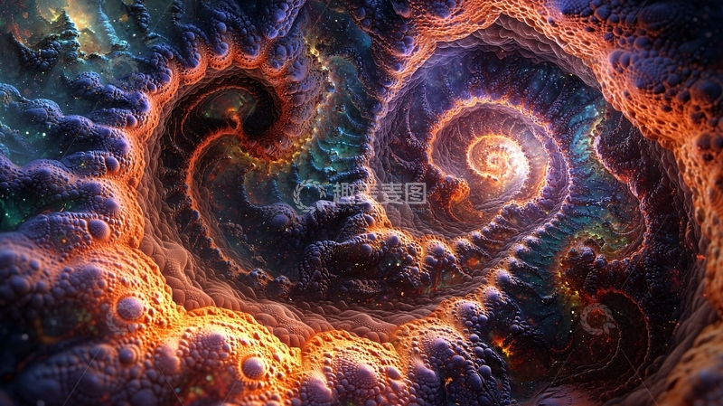 高清大图下载【趣麦麦图】抽象宇宙漩涡