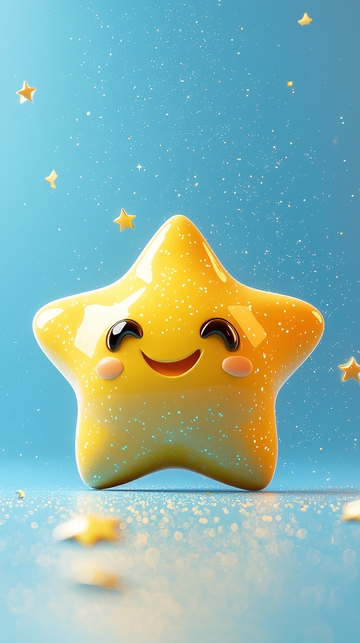 可爱卡通星星