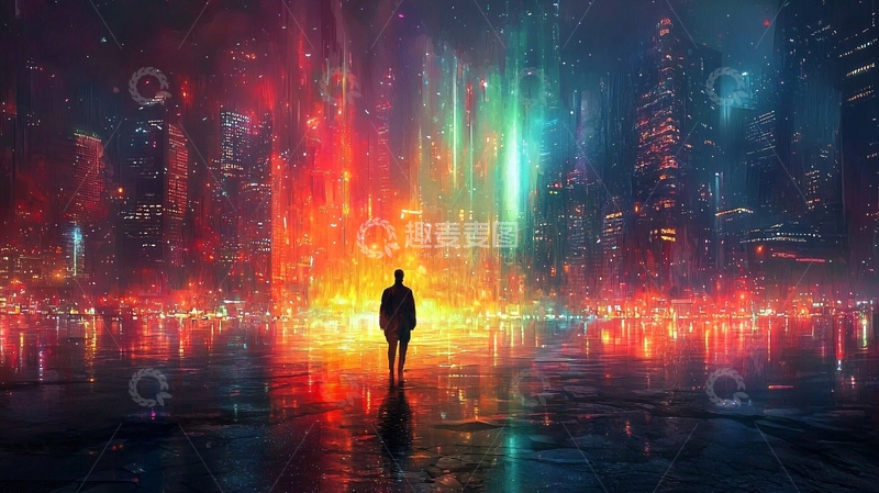 高清大图下载【趣麦麦图】未来都市