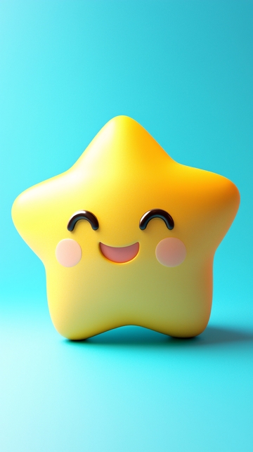 可爱卡通星星