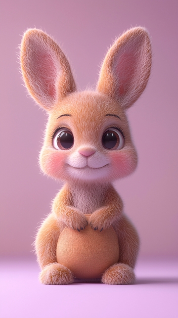 可爱卡通小兔子