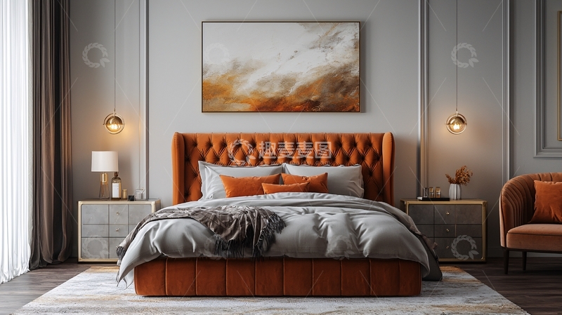 高清大图下载【趣麦麦图】现代轻奢卧室设计