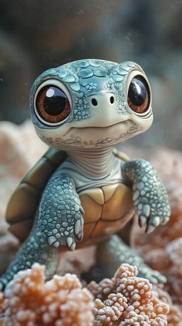 超萌卡通小乌龟