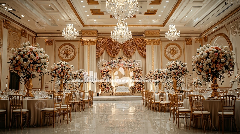 高清大图下载【趣麦麦图】奢华婚礼宴会厅
