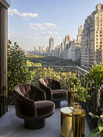 纽约中央公园景观阳台