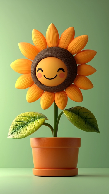 卡通向日葵