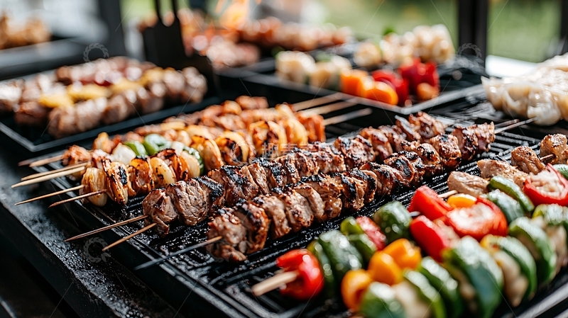 高清大图下载【趣麦麦图】烤肉串
