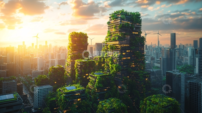 高清大图下载【趣麦麦图】未来生态城市