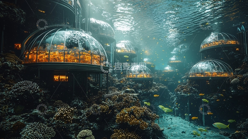 高清大图下载【趣麦麦图】海底酒店