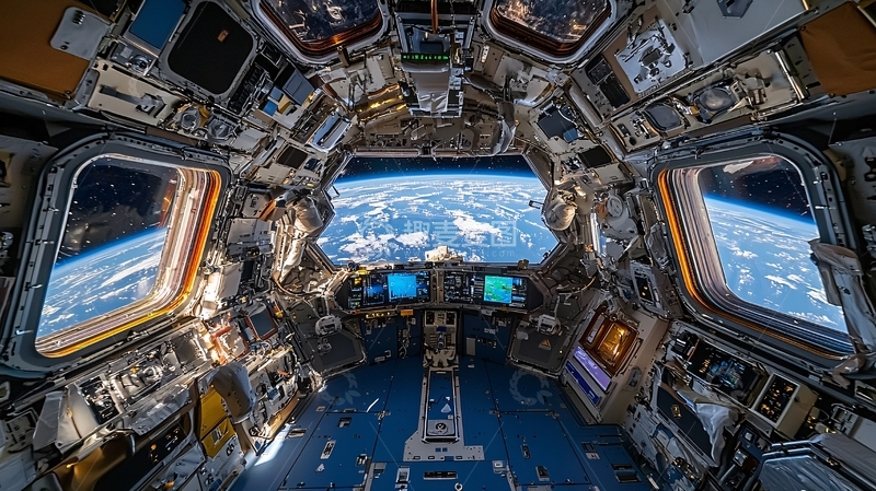 高清大图下载【趣麦麦图】国际空间站内部