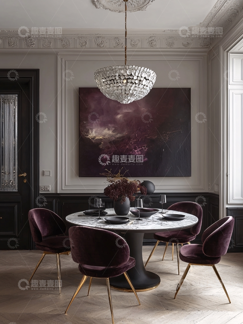 高清大图下载【趣麦麦图】精致优雅的用餐空间
