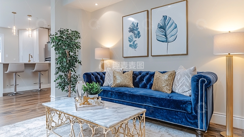 高清大图下载【趣麦麦图】现代简约客厅