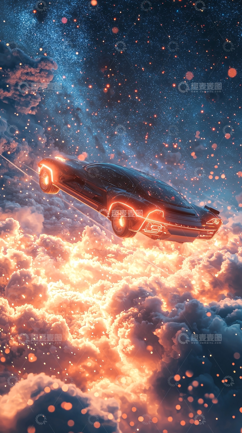 高清大图下载【趣麦麦图】未来汽车
