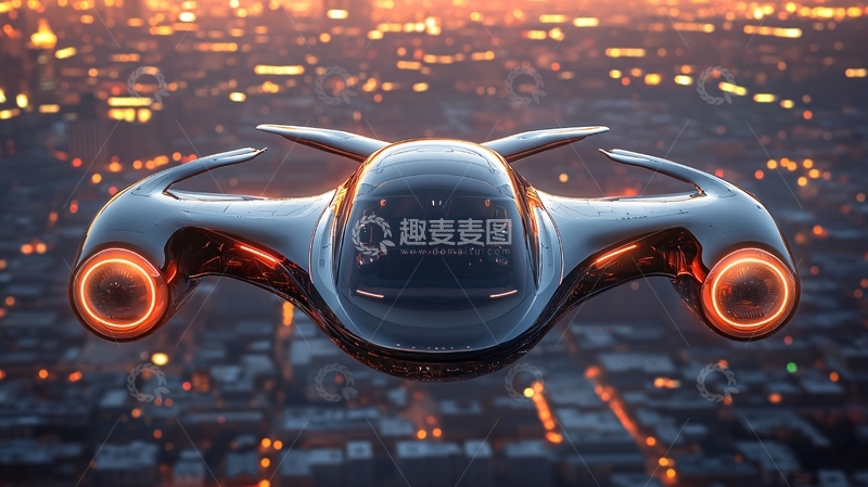 高清大图下载【趣麦麦图】未来飞行器