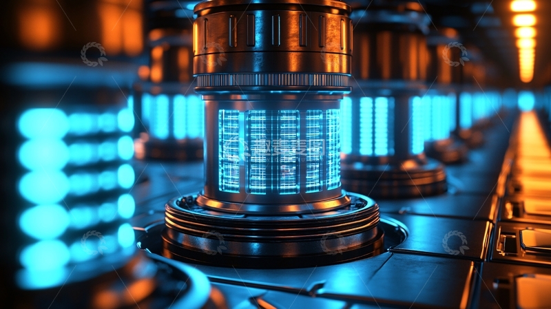 高清大图下载【趣麦麦图】未来科技感工业设备