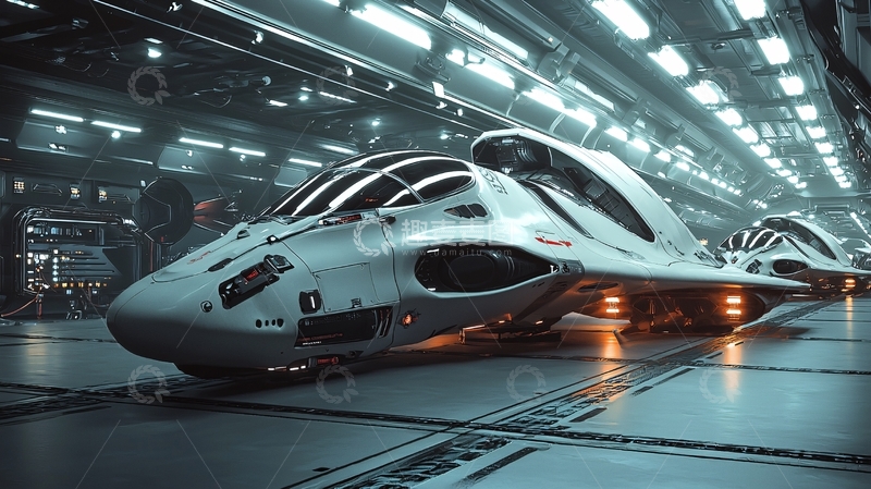 高清大图下载【趣麦麦图】未来科技飞船39