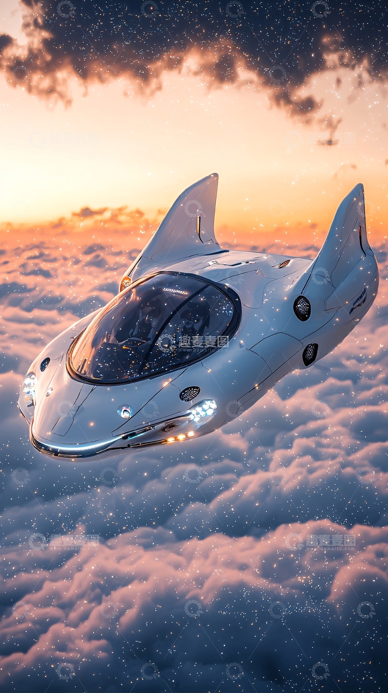 高清大图下载【趣麦麦图】未来飞行器
