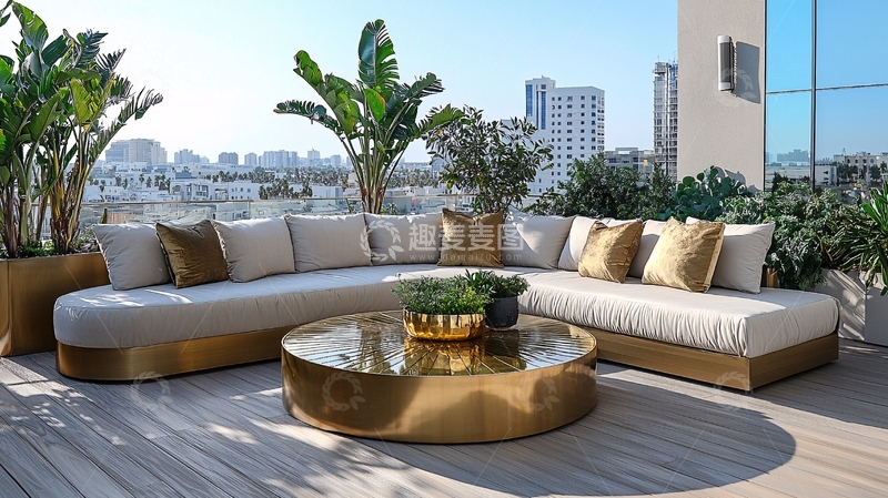 高清大图下载【趣麦麦图】户外阳台景观