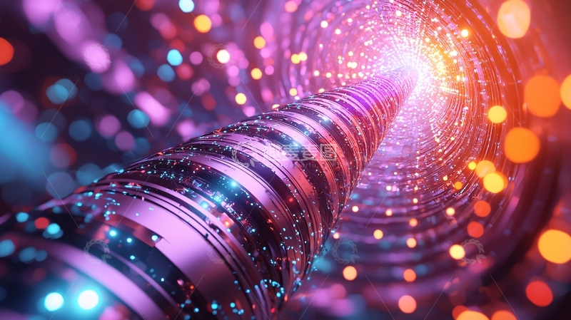 高清大图下载【趣麦麦图】光晕隧道