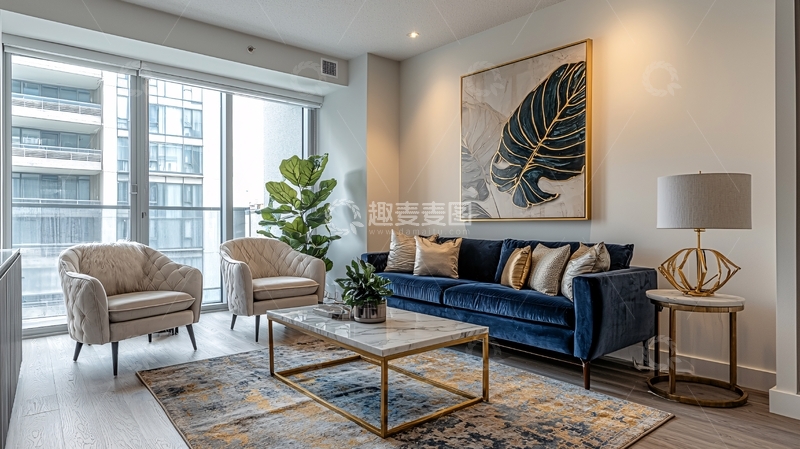 高清大图下载【趣麦麦图】现代简约客厅装修