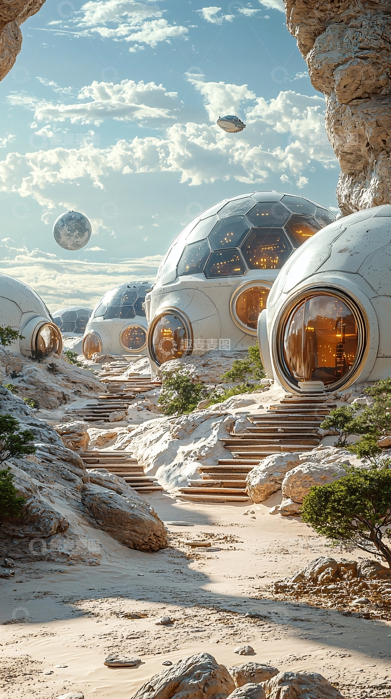 高清大图下载【趣麦麦图】未来科幻建筑