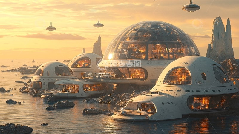 高清大图下载【趣麦麦图】未来都市