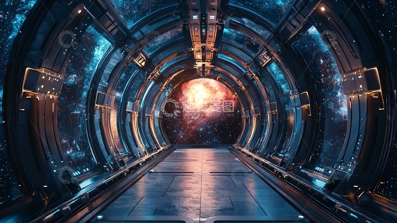 高清大图下载【趣麦麦图】宇宙飞船通道