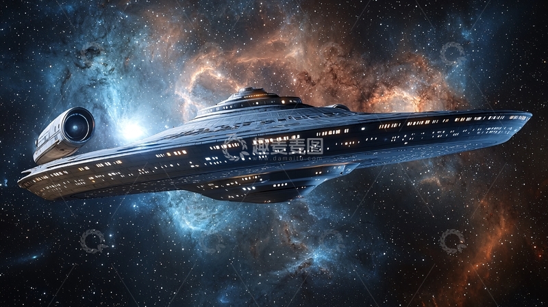高清大图下载【趣麦麦图】宇宙飞船