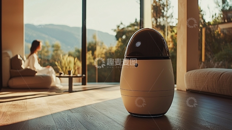 高清大图下载【趣麦麦图】智能家居机器人