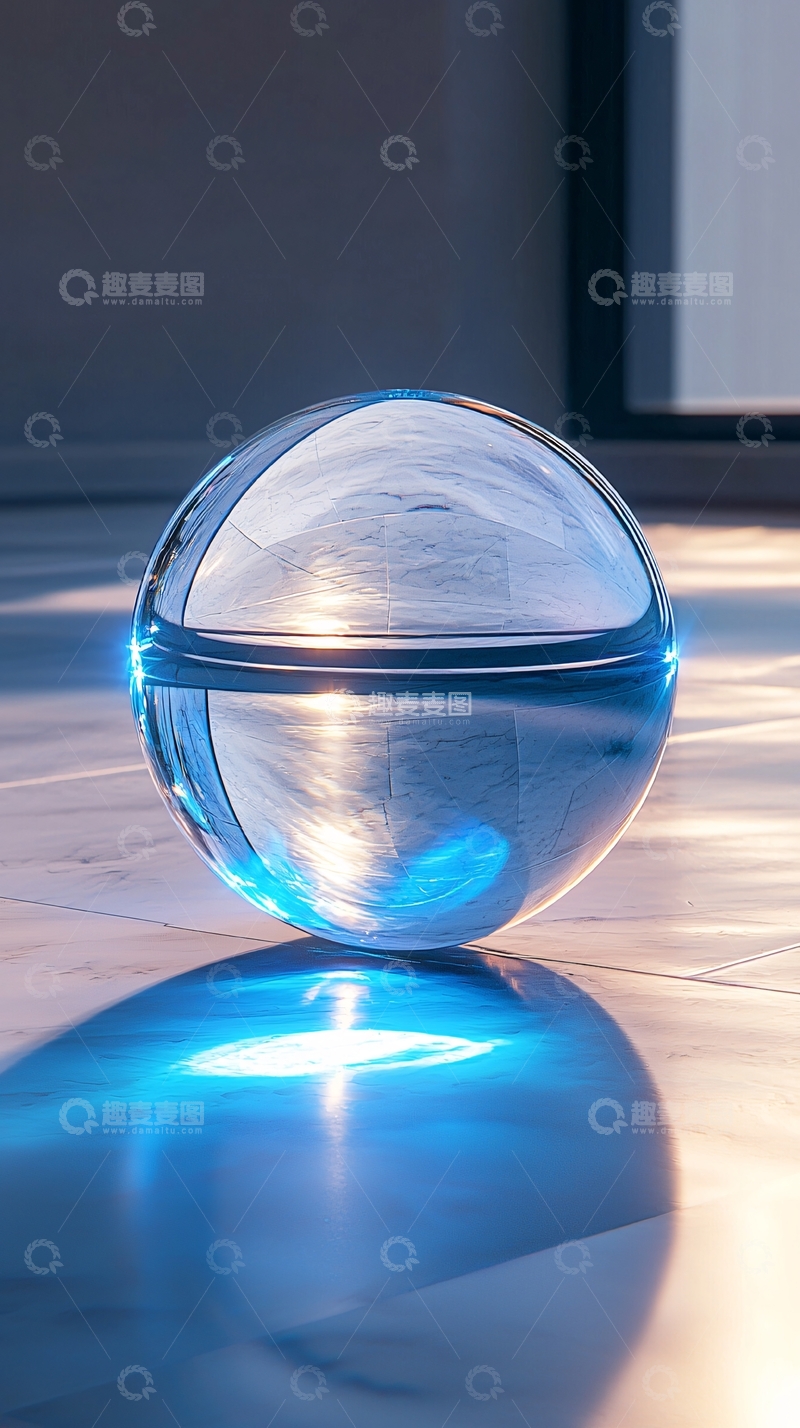 高清大图下载【趣麦麦图】透明玻璃球
