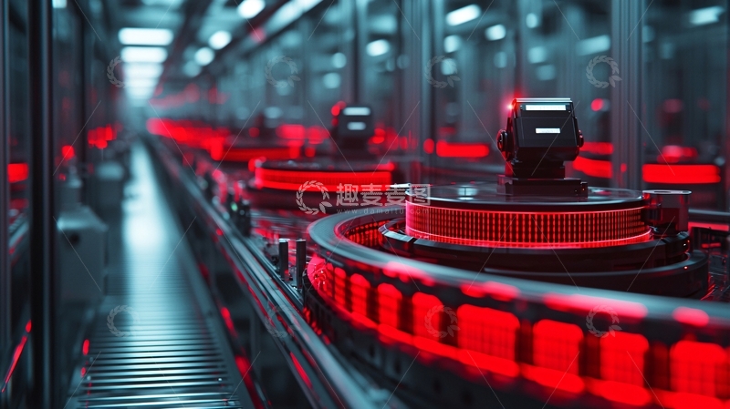 高清大图下载【趣麦麦图】现代化工厂流水线