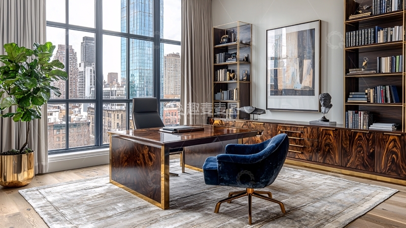 高清大图下载【趣麦麦图】现代都市高层办公室