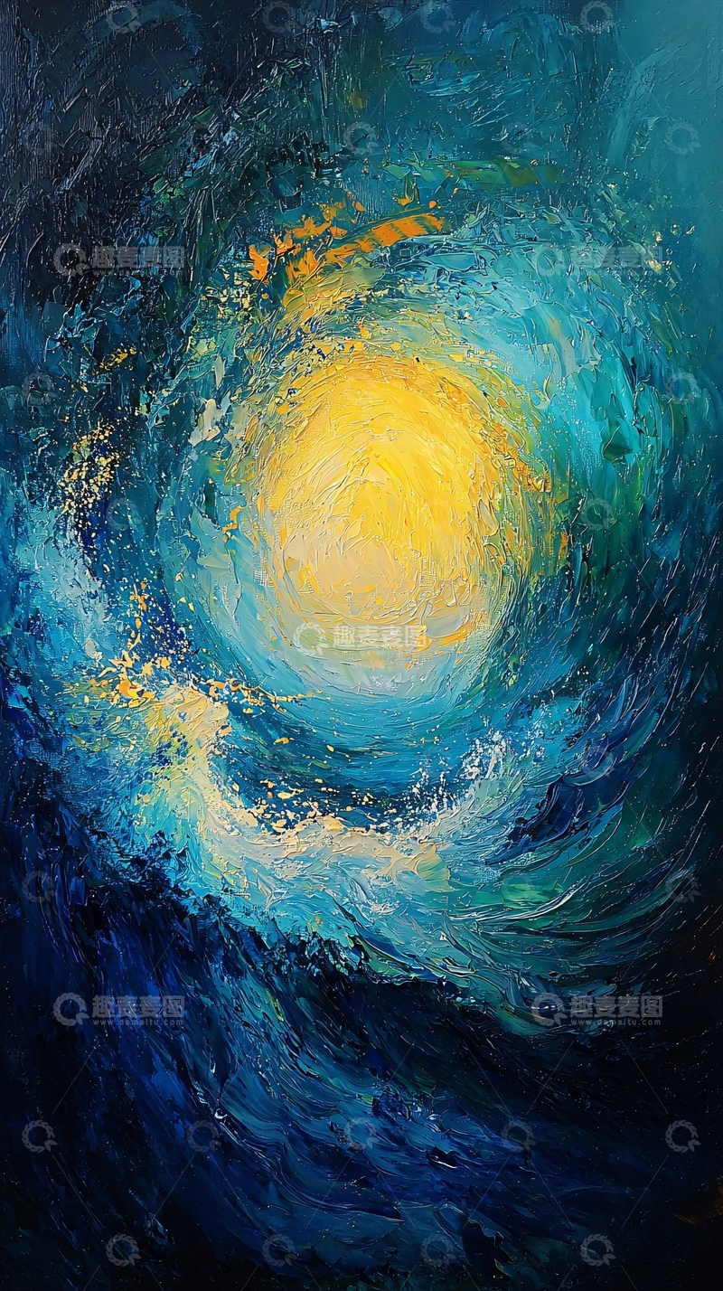 高清大图下载【趣麦麦图】抽象油画