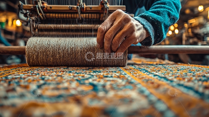 高清大图下载【趣麦麦图】手工织毯