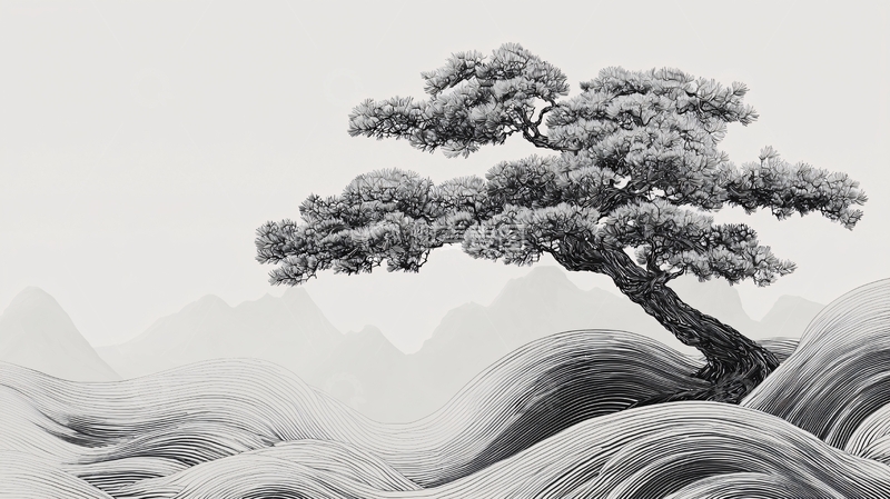 高清大图下载【趣麦麦图】水墨画