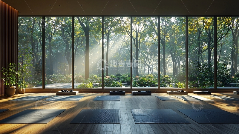 高清大图下载【趣麦麦图】瑜伽室