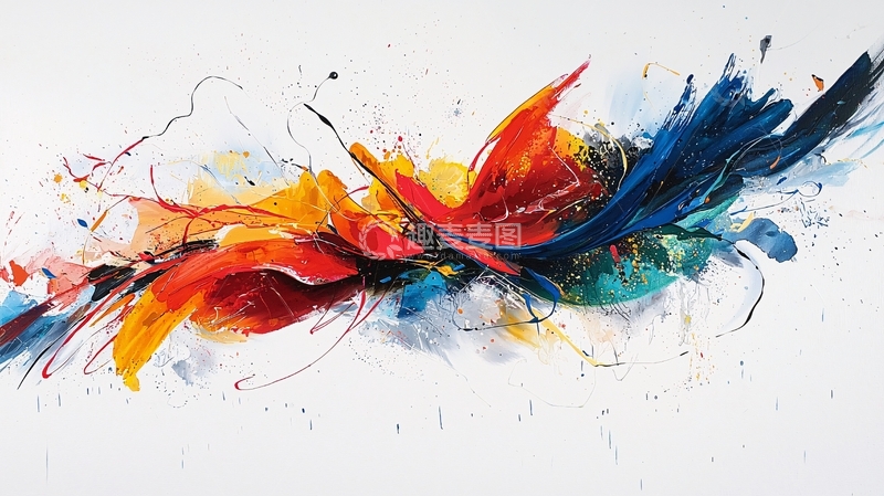 高清大图下载【趣麦麦图】抽象油画