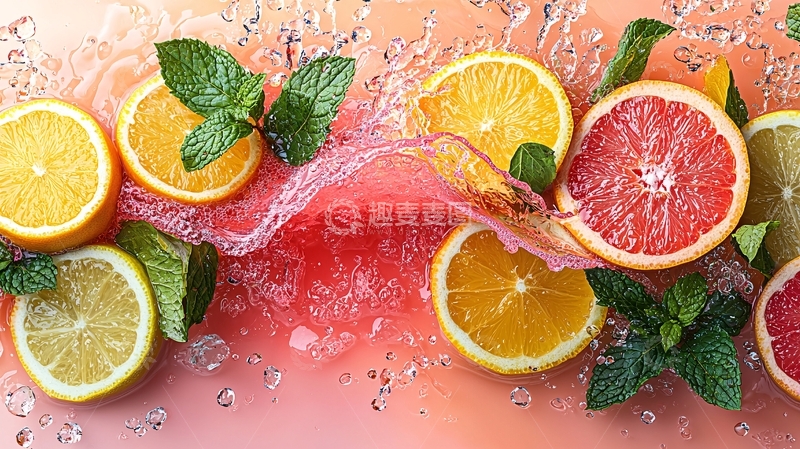 高清大图下载【趣麦麦图】柑橘类水果