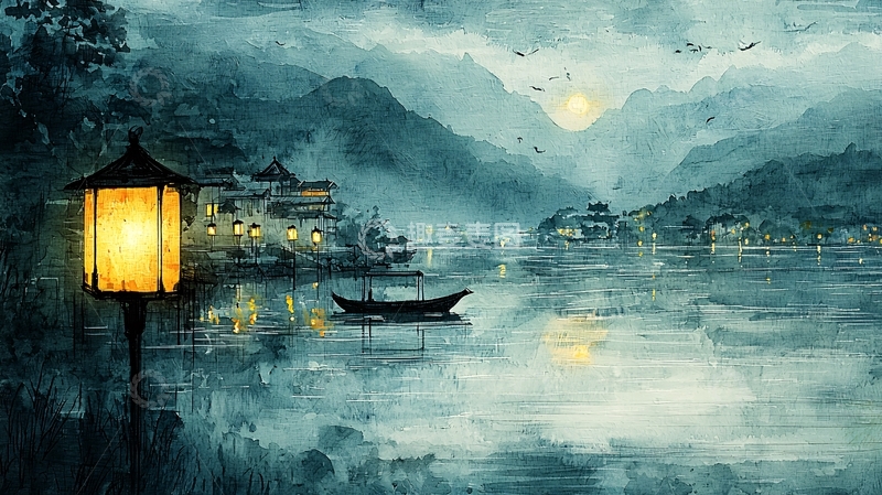 高清大图下载【趣麦麦图】水墨画