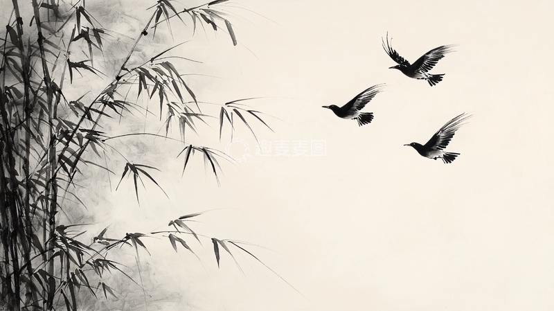 高清大图下载【趣麦麦图】水墨画