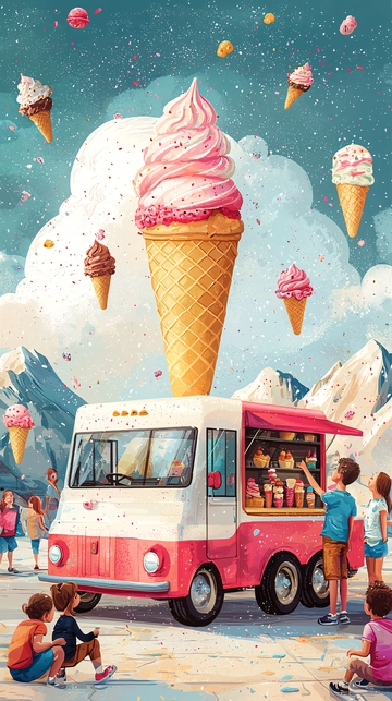 巨型冰淇淋甜筒