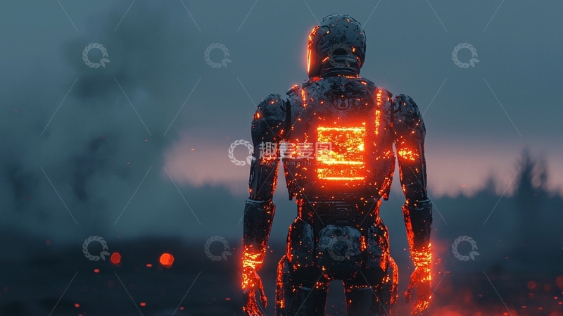 高清大图下载【趣麦麦图】未来机器人