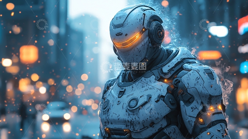 高清大图下载【趣麦麦图】未来战士