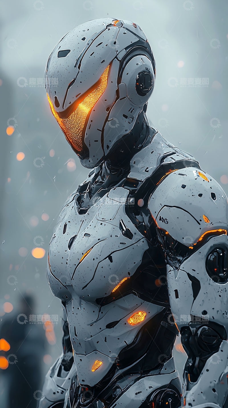 高清大图下载【趣麦麦图】科幻未来战士